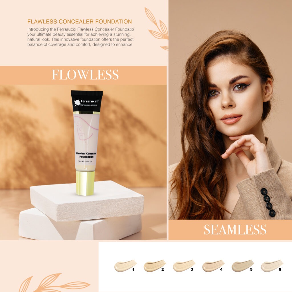 Flawless Concealer Foundation Shaded