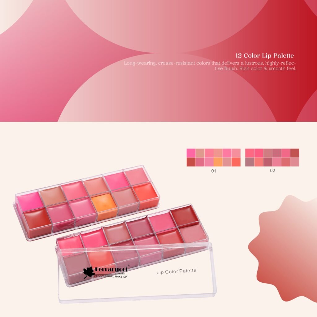 lip shade using Ferrarucci lip palette