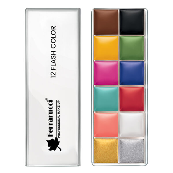Flash Palette – 12 Color Cream Makeup for Creative Looks