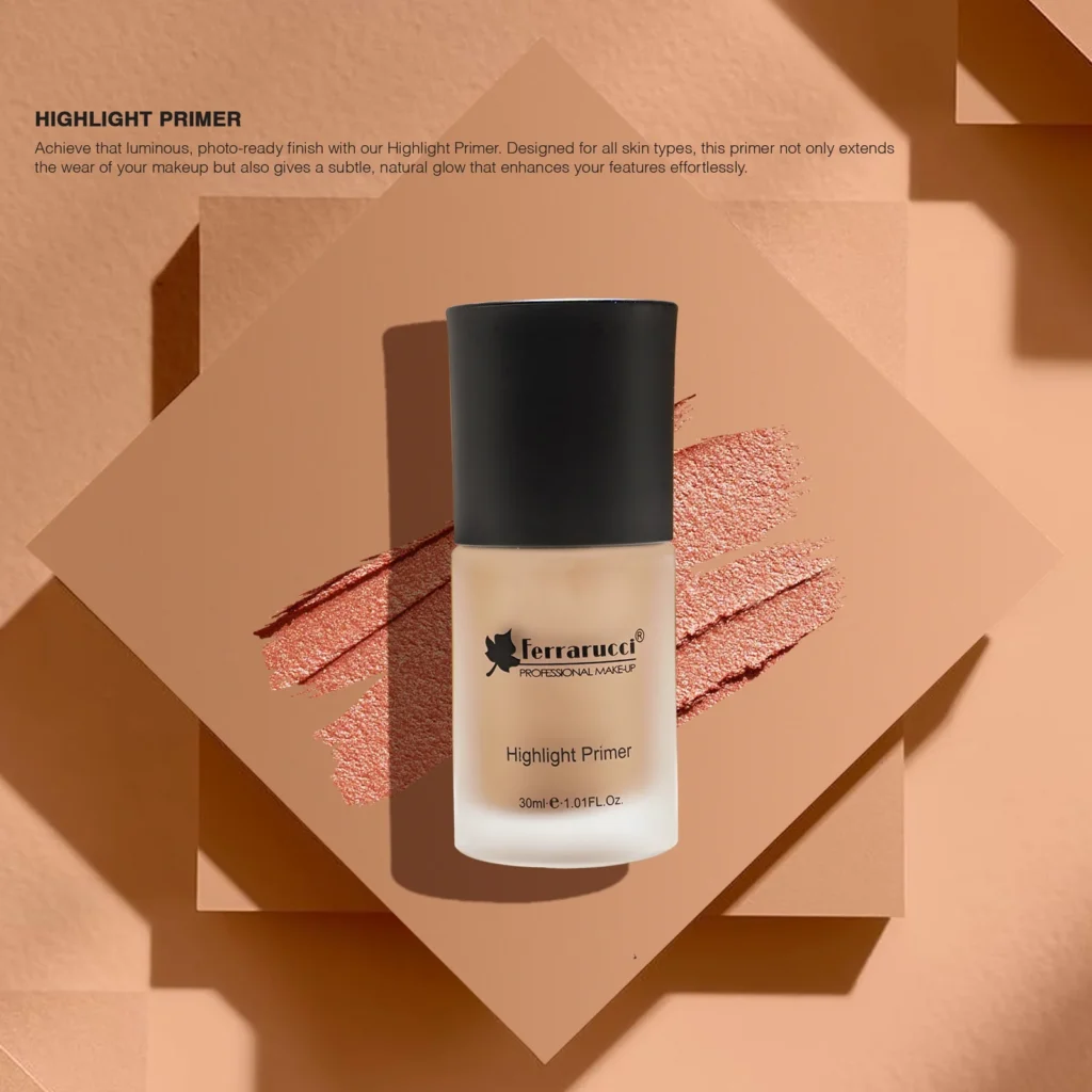 Alt Text: Best Ferrarucci HD Primer for smooth flawless makeup base in Dubai
