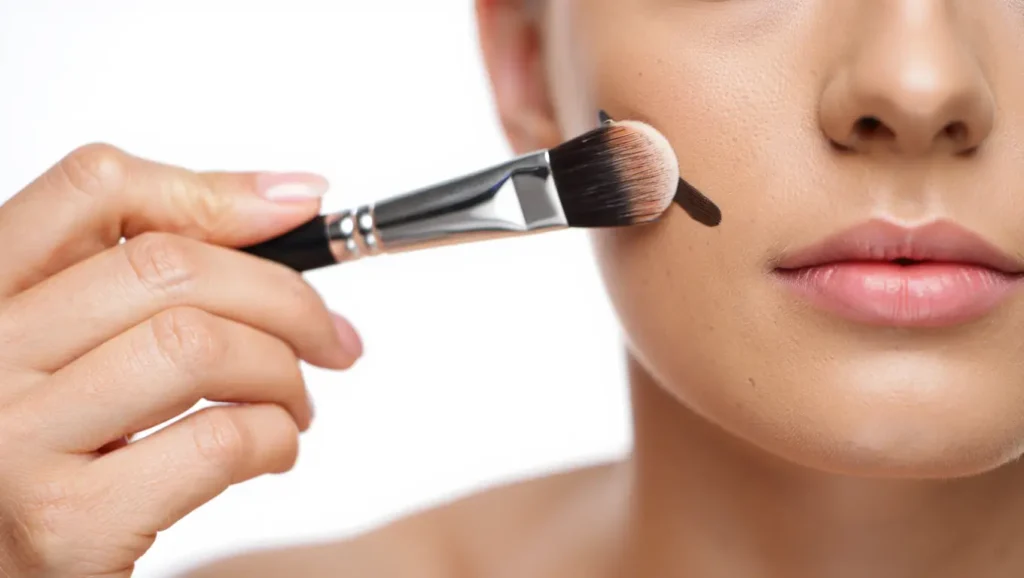 jawline contour before and after on chubby face