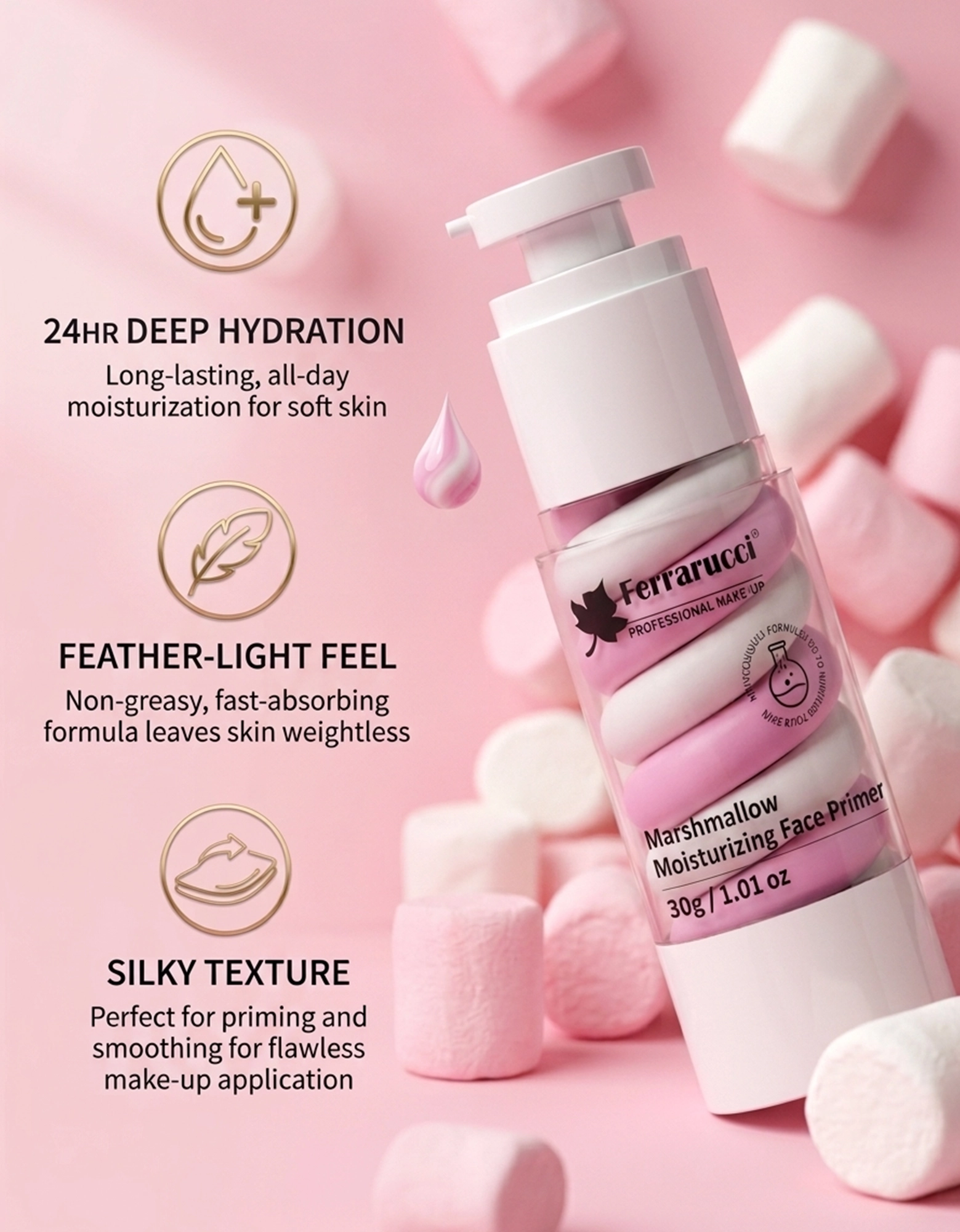 Ferarucci Marshmallow Moisturizing Face Primer 30g